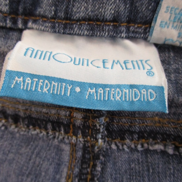 Anouncements Maternity Capri Jeans Size X-large - Picture 3 of 8